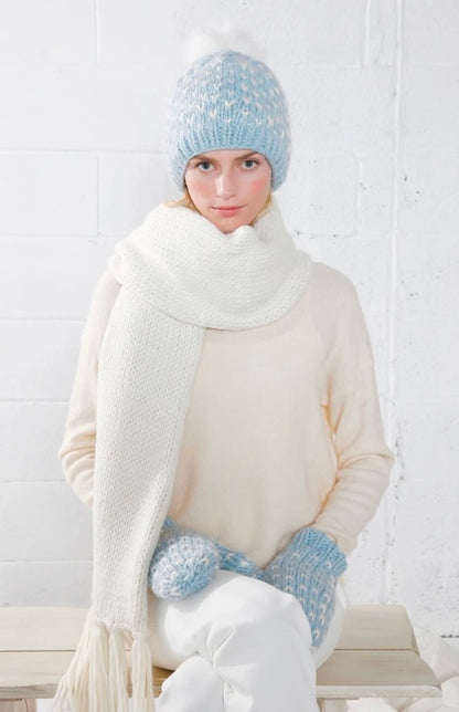 Fair Isle Pom Hat