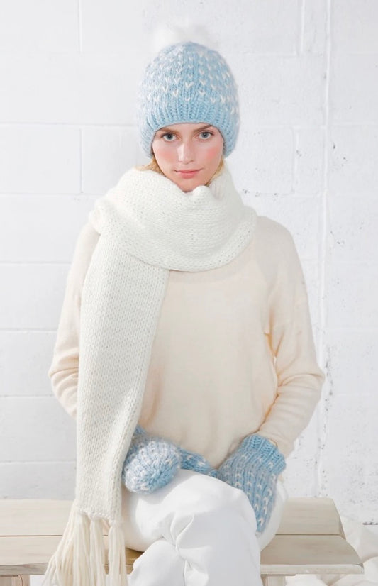 Fair Isle Pom Hat