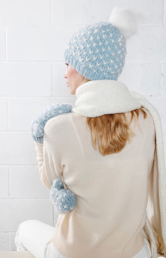 Fair Isle Pom Hat