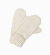 Hand Knitted Mittens - Ivory