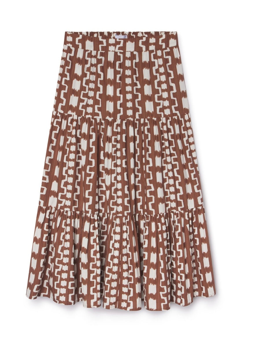 Alice Skirt in Wiregrass Brown | Maggie Collection