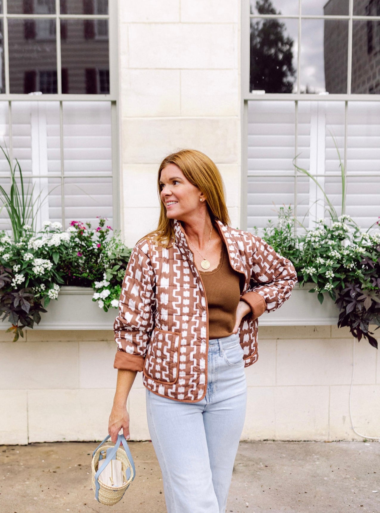 Madeline Jacket Wiregrass Brown | Maggie Collection