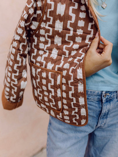 Madeline Jacket Wiregrass Brown | Maggie Collection