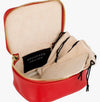 Leather Jewelry Case - Red