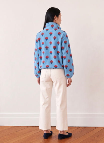 Dudley Stephens x NAVYBLEU Boardwalk Fleece - Cottage Blue Floral
