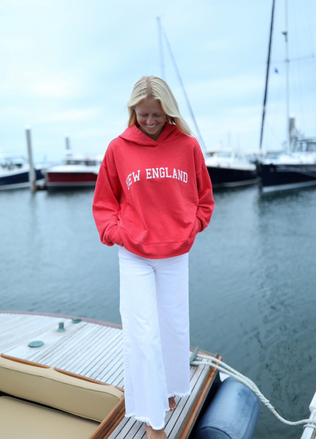 EAST COAST Hoodie - Poppy