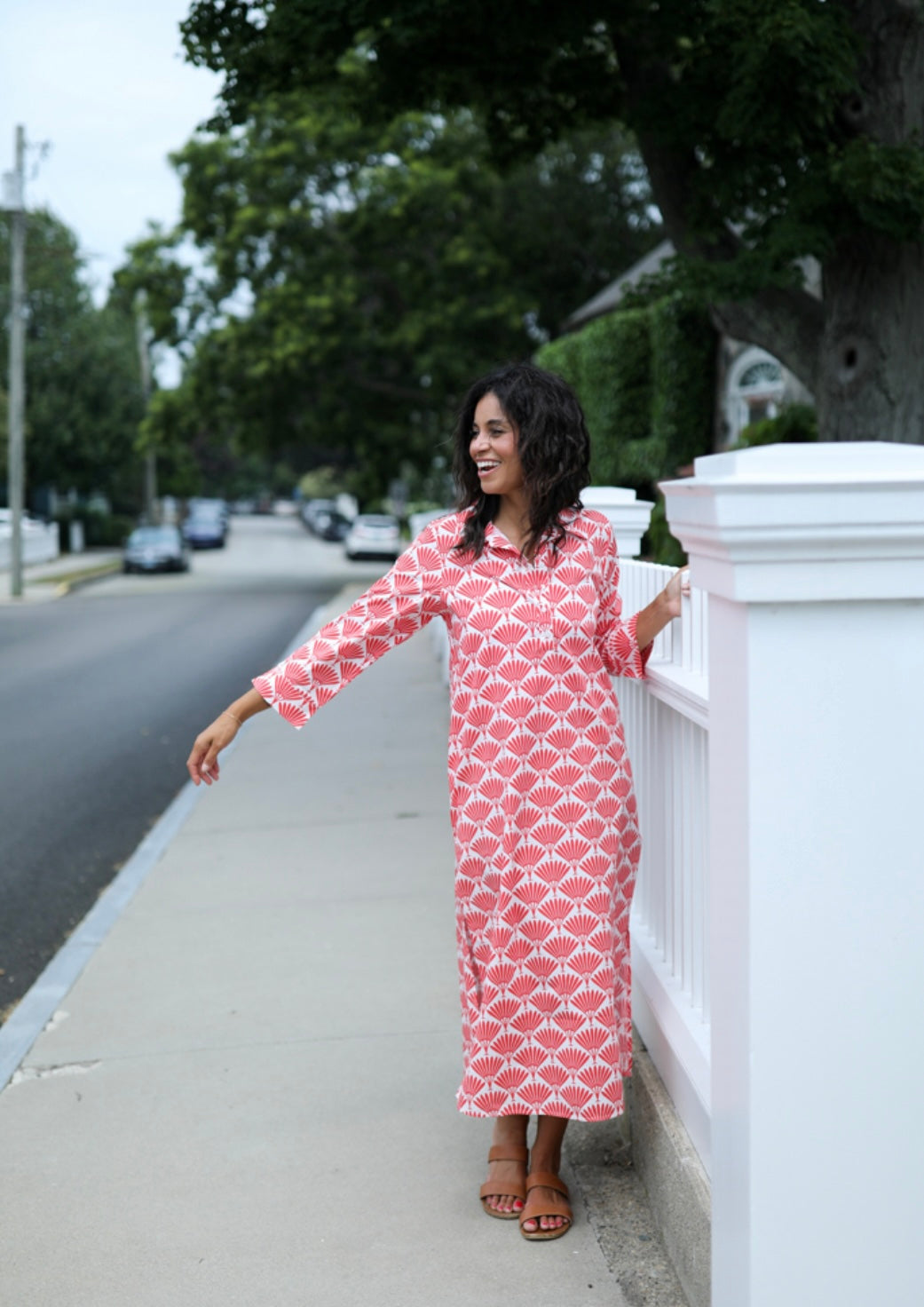 Sara Dress - Poppy Peacock