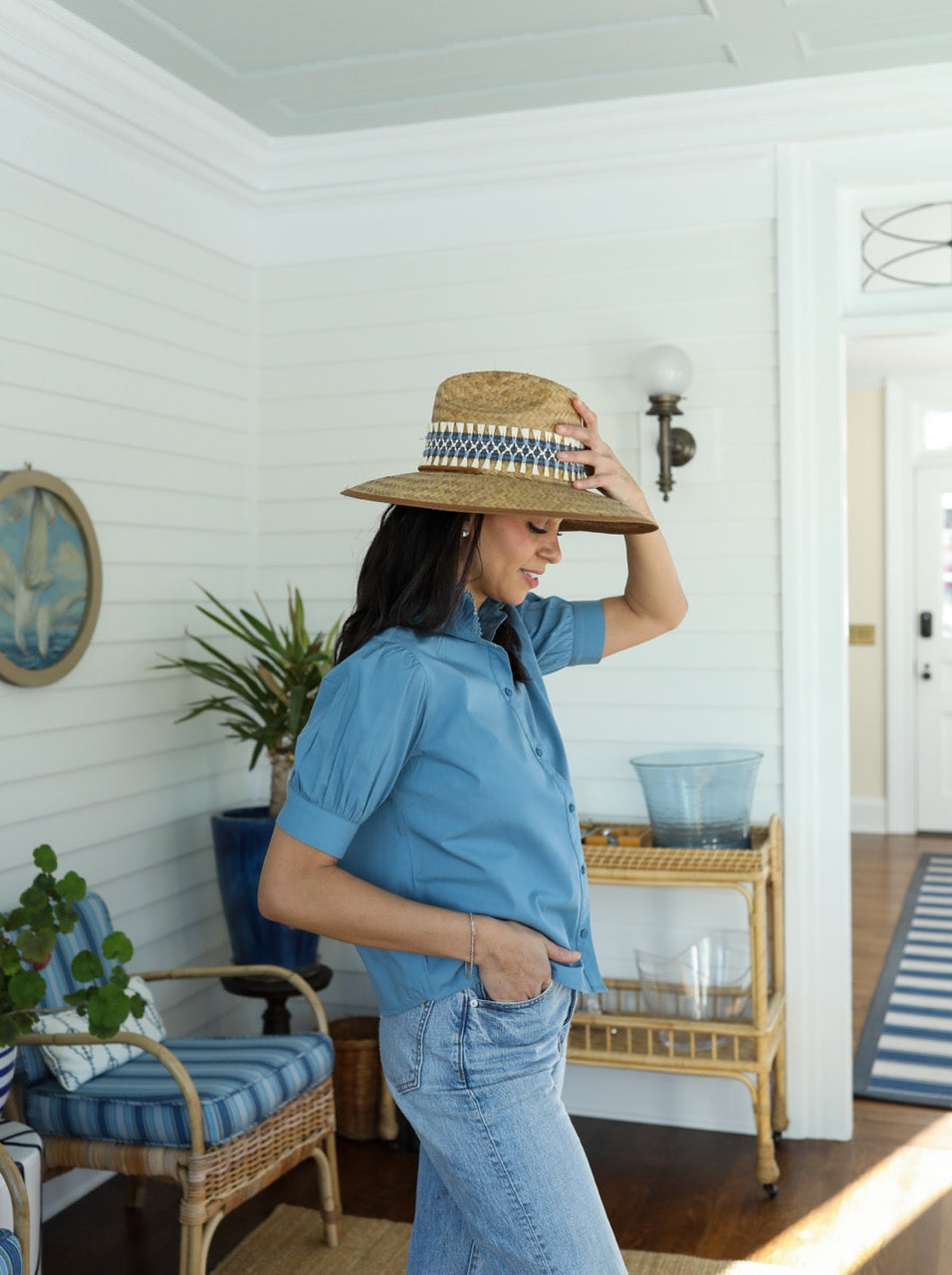 Kate Top - French Blue