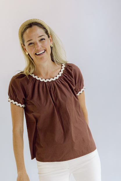Lucy Top - Brown