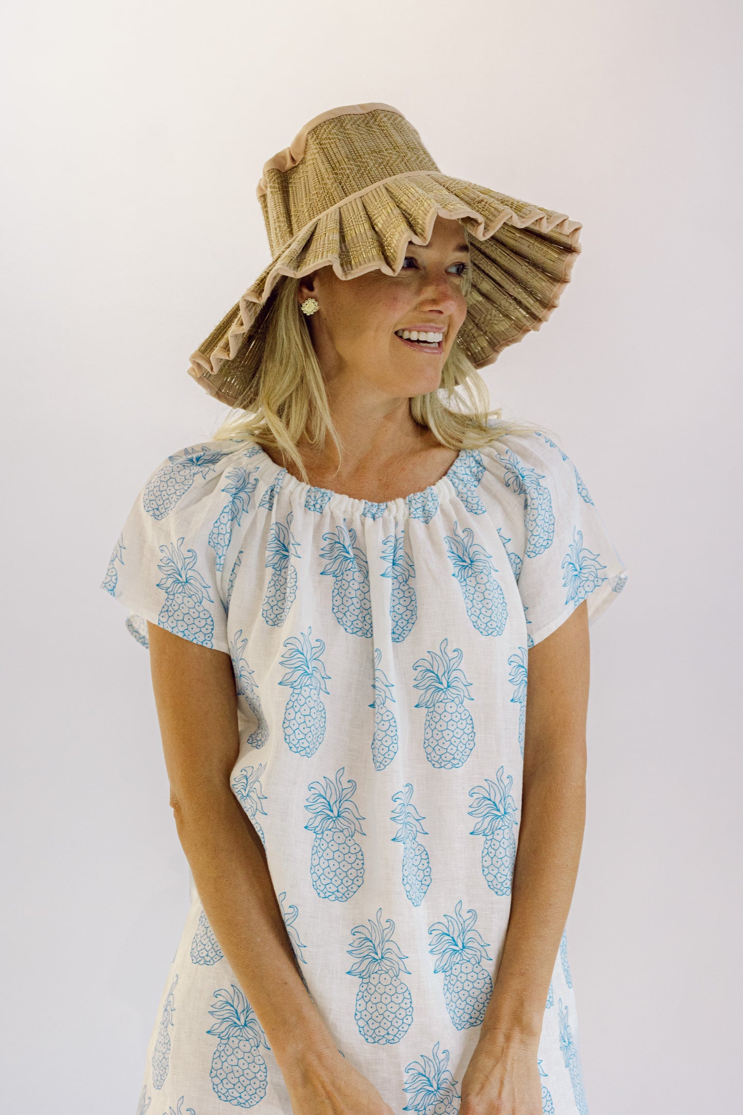 Palm Beach Dress - Pineapple