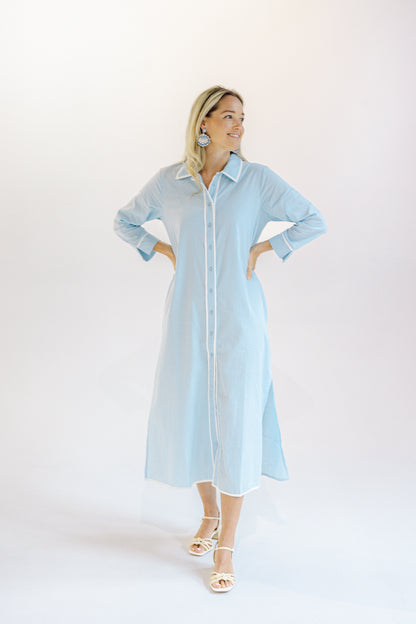 Sara Dress - Carolina Blue