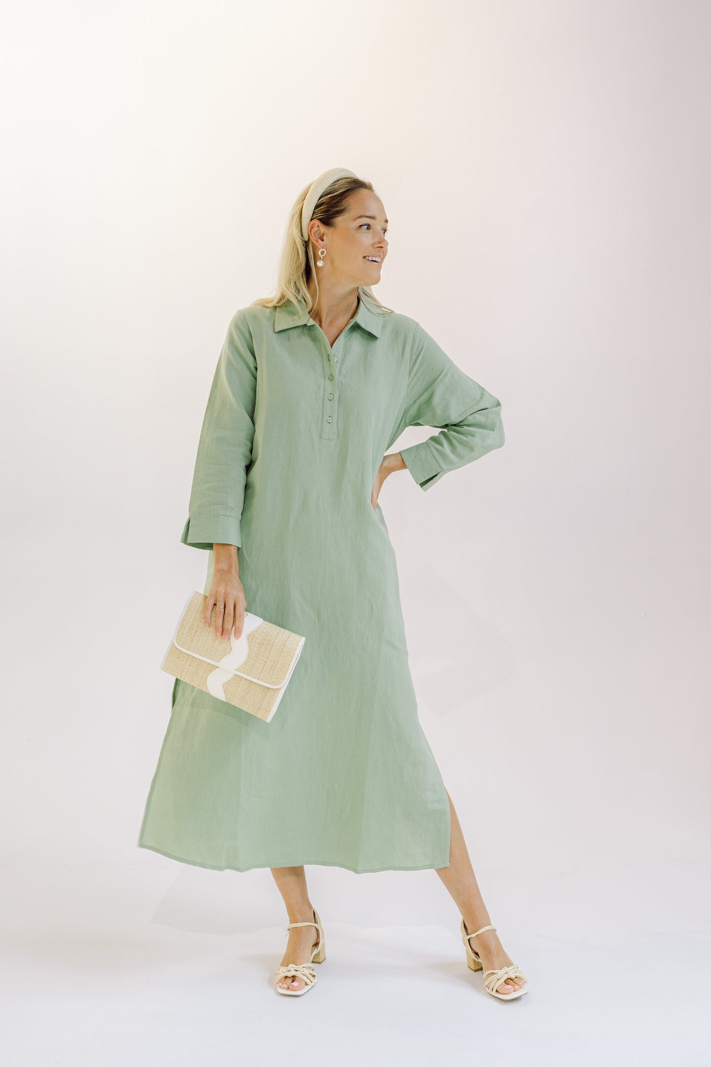 Sara Dress - Sage