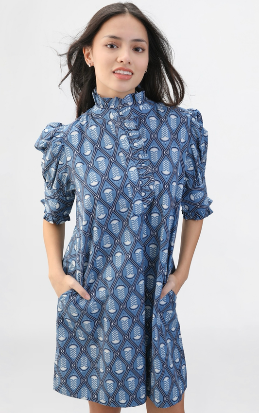 Westport Dress - French Stamp