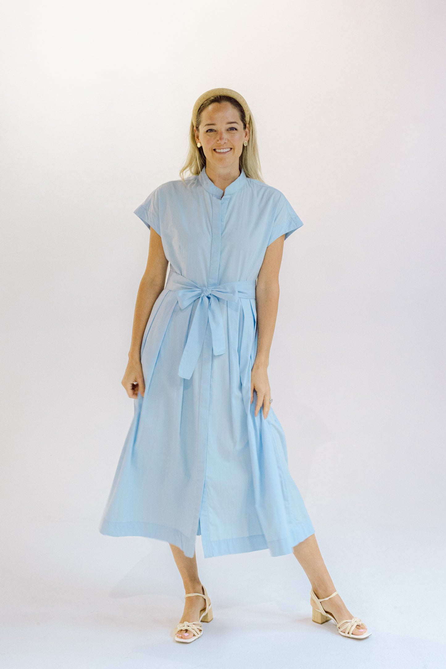 Winnie Dress - Carolina Blue