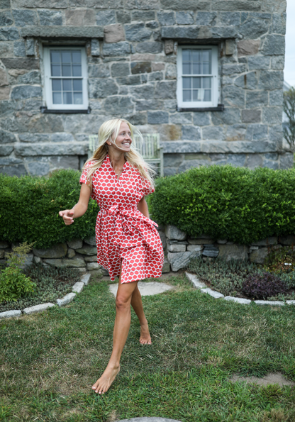 Winnie Dress - Poppy Dots