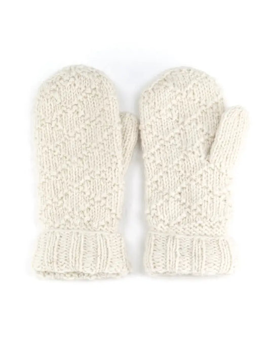 Tiffany Wool Knit Mittens