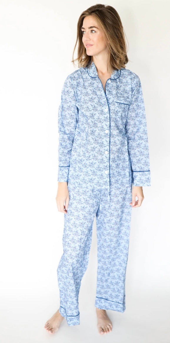 Blue toile online pajamas