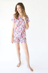Katherine Short Sleeve Pajamas By navyBLEU