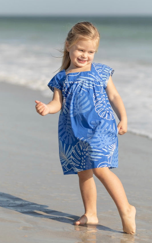 NAVYBLEU x Sailor Sailor Little Girl Coverup – Palm Print